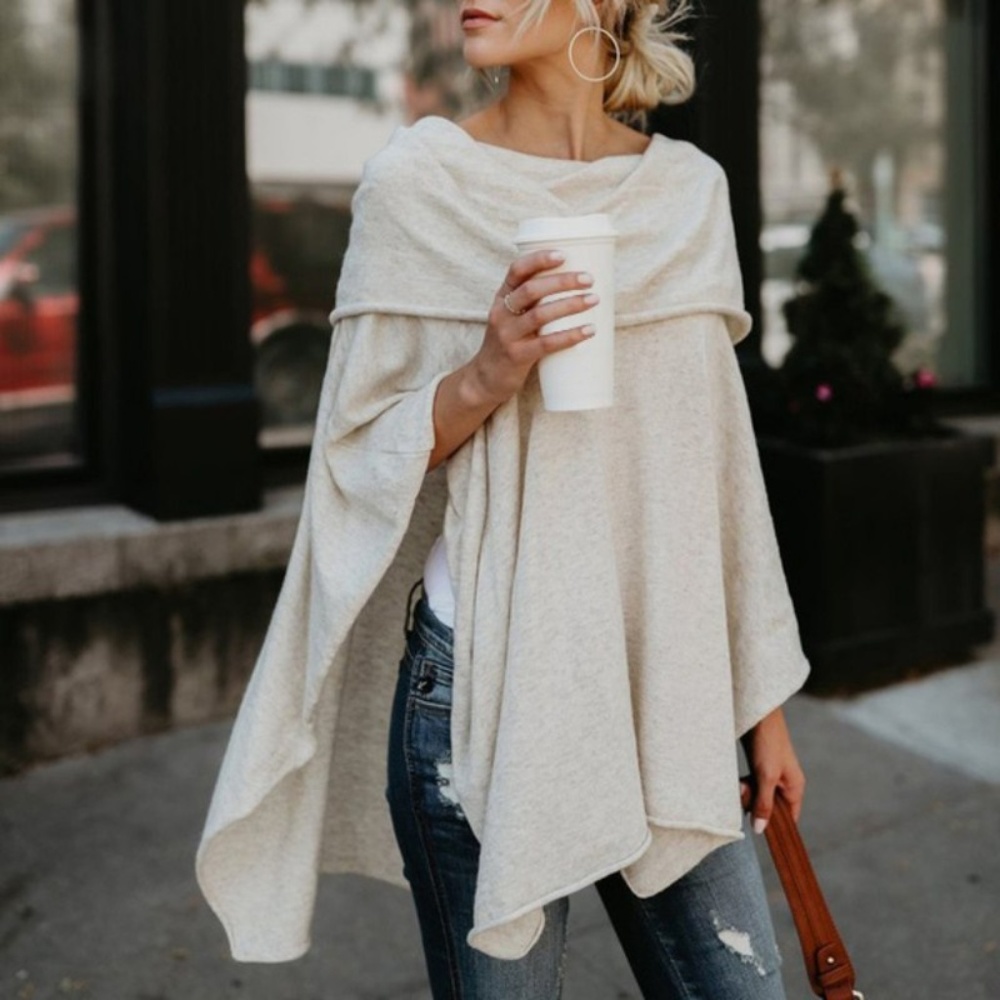 NEW Off Shoulder Sweater Loose Top T-Shirt Shirt - Picture 1 of 4